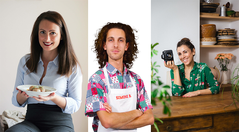 Da sinistra Felicia Sangermano, Simone Bazzali, Lucia Carniel